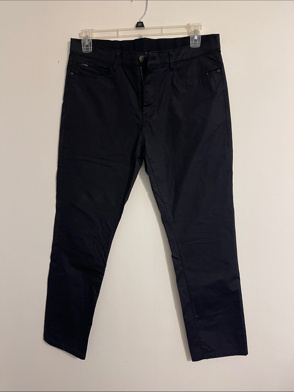 English Laundry Men's Slim Straight Jeans in Black